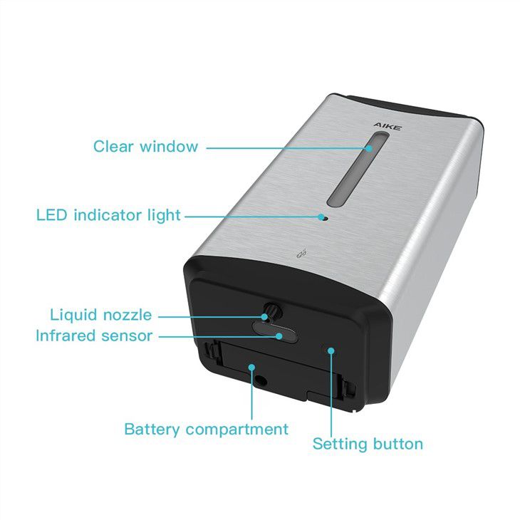 Автоматический дозатор жидкого мыла AIKE AK1206_824  - Вид №4