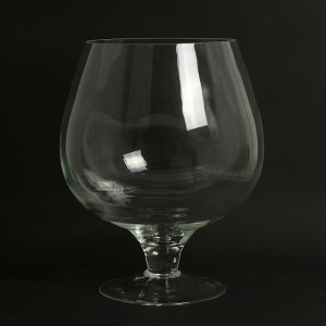 2073 Заготовка для декорирования Ваза-бокал на ножке "Бренди" 7л стекло d 23.4 см х 29 см Эвис