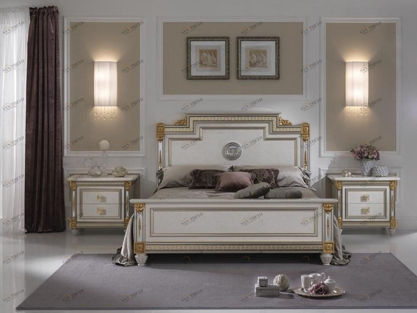 Arredoclassic Двуспальная кровать в стиле либерти с высоким изголовьем Liberty sun-id-1362647