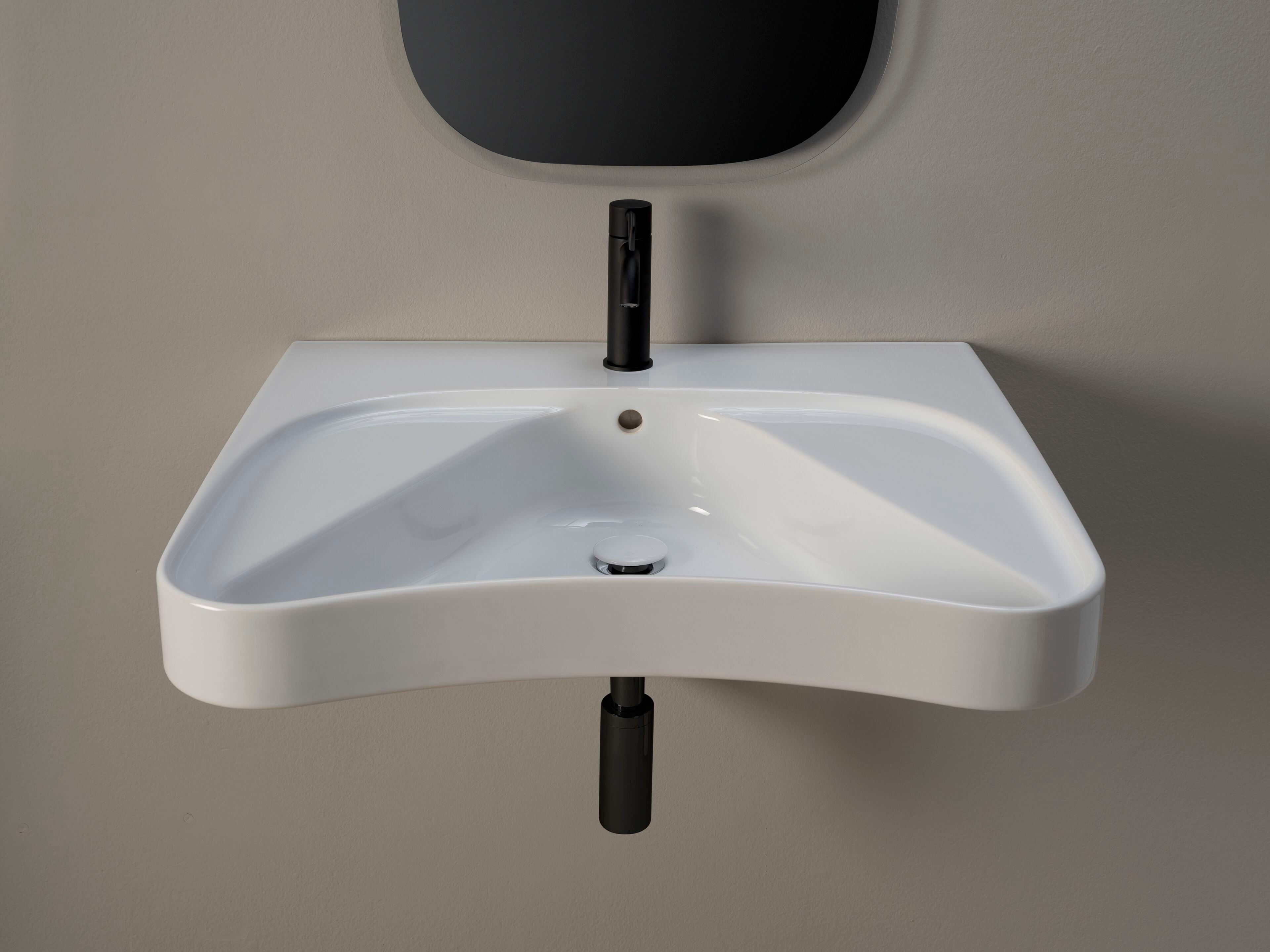 Одинарная раковина с переливом Ceramica Flaminia APP SOLUTION ARCH-00015129