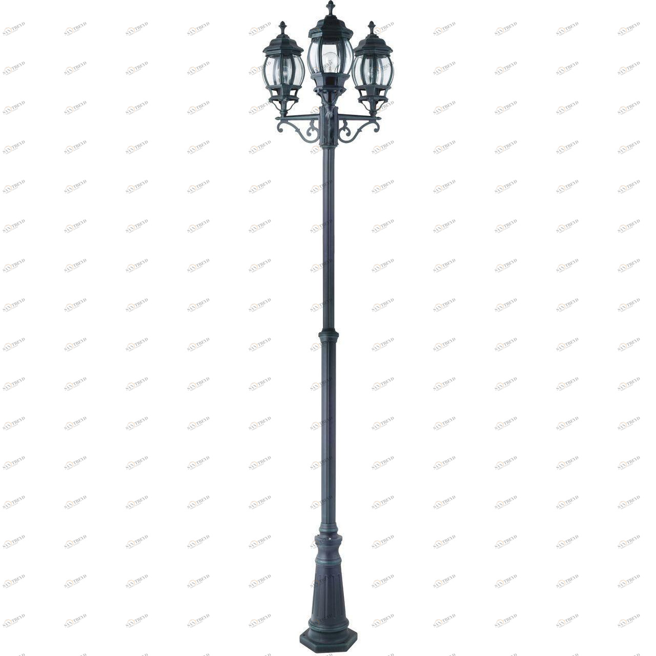 Садово-парковый светильник Favourite Paris 1806-3F FAVOURITE ФОНАРЬ 268942 Черный 