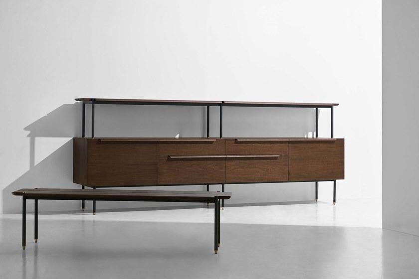 District Eight Комод из стали и дерева с ящиками Stacking M3006-h  - Вид №1