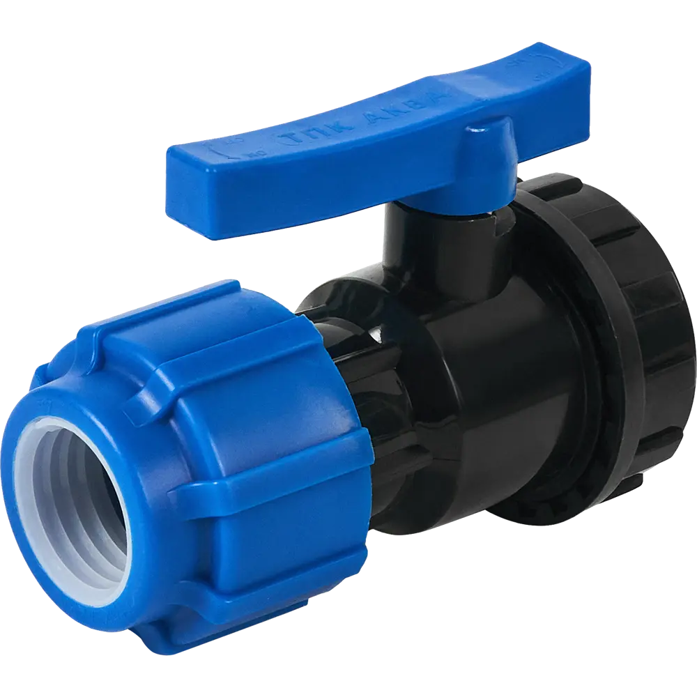 Кран разъемный ПНД Политэк 32x1" для систем водоснабжения 85358399 STLM-0062140