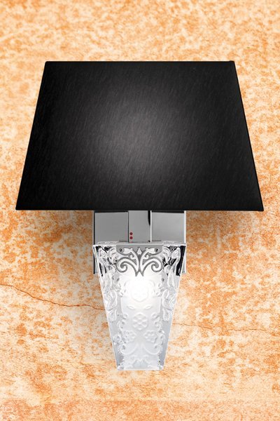 Светильник настенный черный Fabbian D69D0302 FABBIAN  00-3882507 Черный  - Вид №4