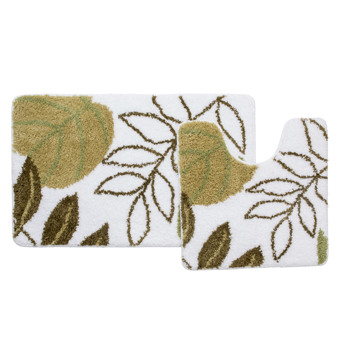 370PA68M13 Набор ковриков для ванной комнаты 50*80 + 50*50 см полиэстер-акрил Waiting for Spring Milardo Promo 