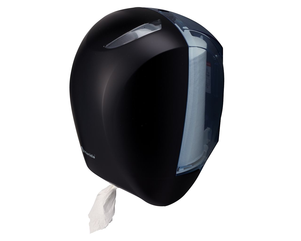 BJC702 CENTER PULL держатель для рулонов туалетной бумаги или полотенец, АБС-пластик, черный Merida  - Вид №9