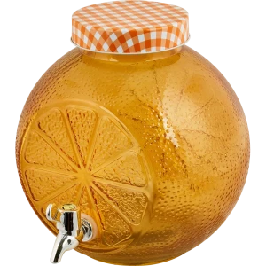Santreyd Лимонадник Апельсин - стеклянная емкость для напитков с краном 86763375