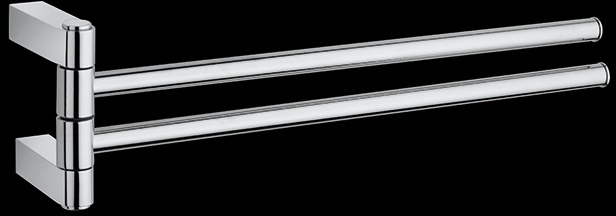 TO214 Держатель для полотенец, двойной, поворотный bagno&associati TOSCA