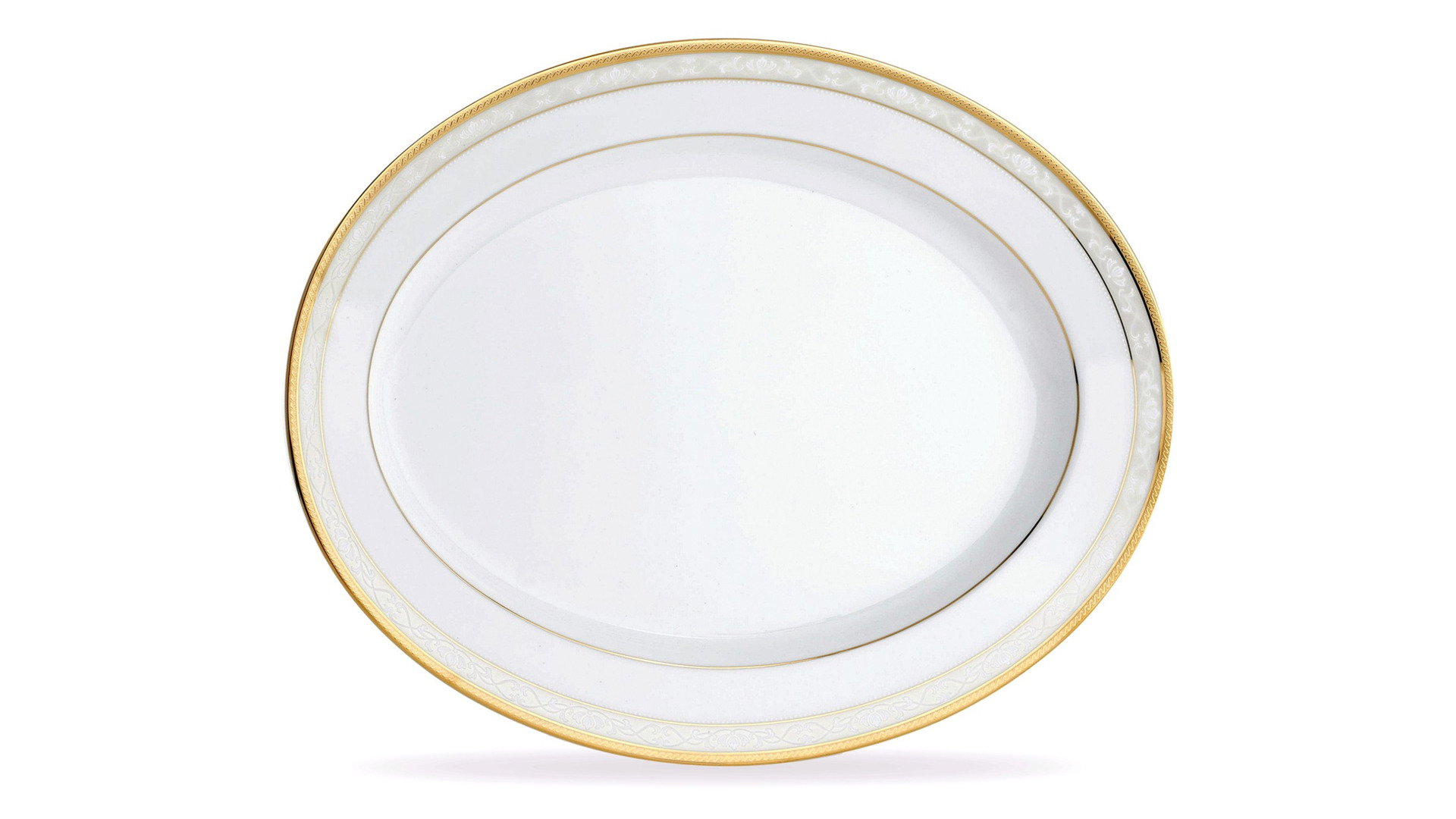 10655232 Noritake Сервиз столовый Noritake "Хэмпшир, золотой кант" на 6 персон 27 предметов Фарфор  - Вид №5