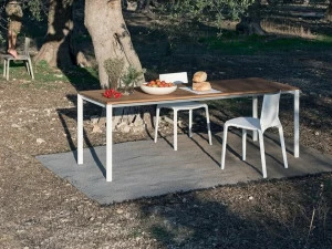 Kristalia Прямоугольный садовый стол из тика Be-easy slatted