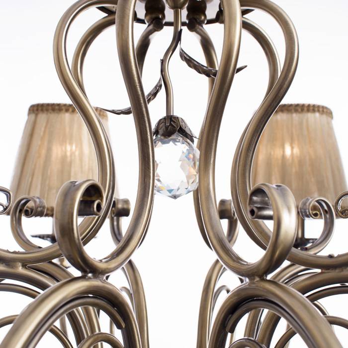 Подвесная люстра Arte Lamp Charm A2083LM-8AB ARTE LAMP ДИЗАЙНЕРСКИЕ, CHARM 056546 Бежевый  - Вид №2