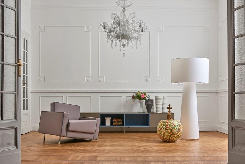 Cappellini Круглый журнальный столик из стекловолокна и смолы  Bg_1  - Вид №9