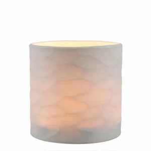 Подсвечник стеклянный белый Fontana M от Eichholtz EICHHOLTZ EICHHOLTZ 060242 Бежевый