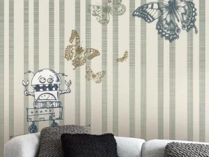 Inkiostro Bianco Панорамные полосатые обои Collection 2014