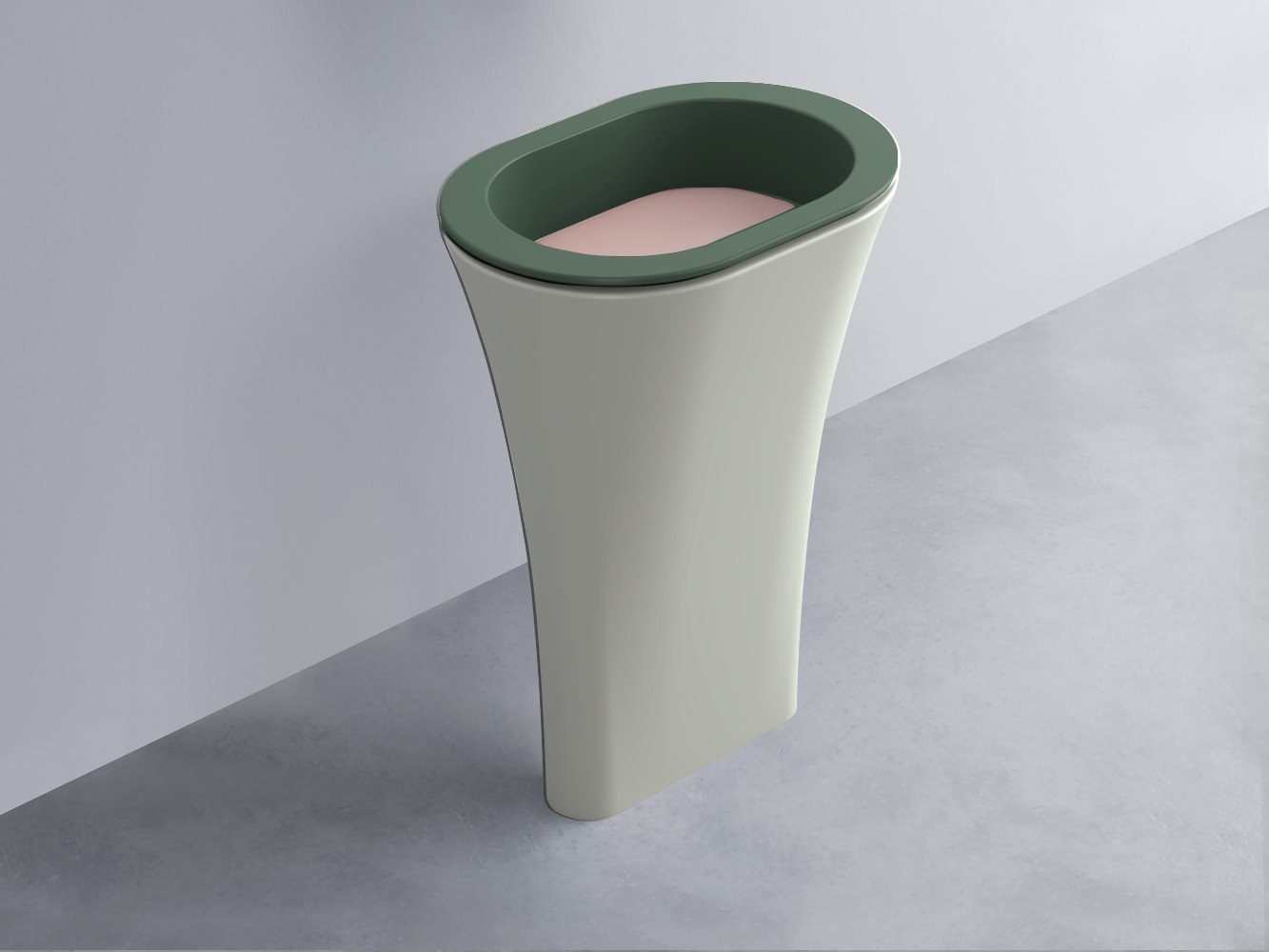 AMLA65-MU+AMPILO-CP+AMCOLO-PM Раковина Amedeo Ovale отдельностоящая cielo Enjoy + Amedeo Ceramica Cielo