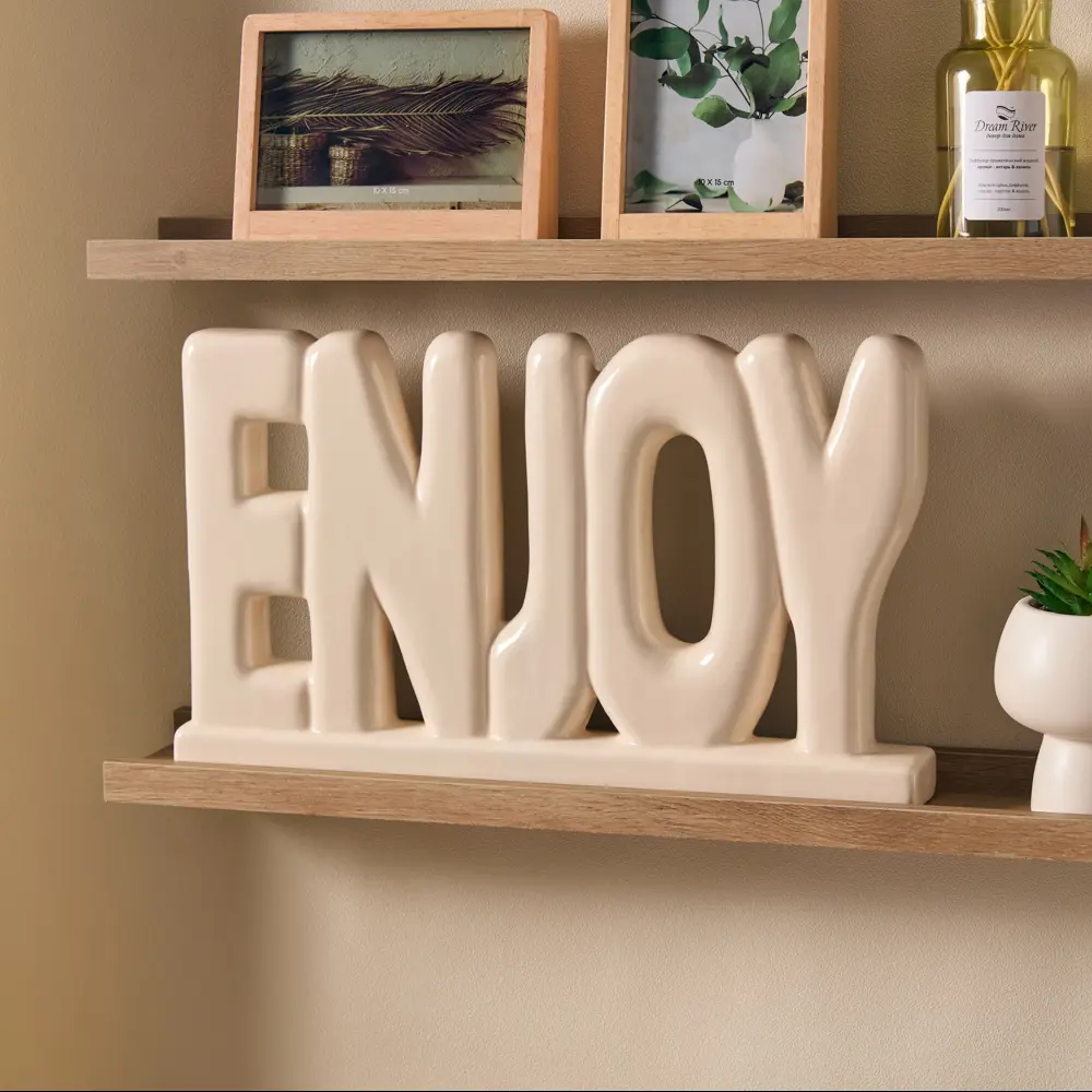 Керамическая фигура Dream River Enjoy в бежевых тонах для уютного интерьера 89432367 STLM-1575975 - Вид №3