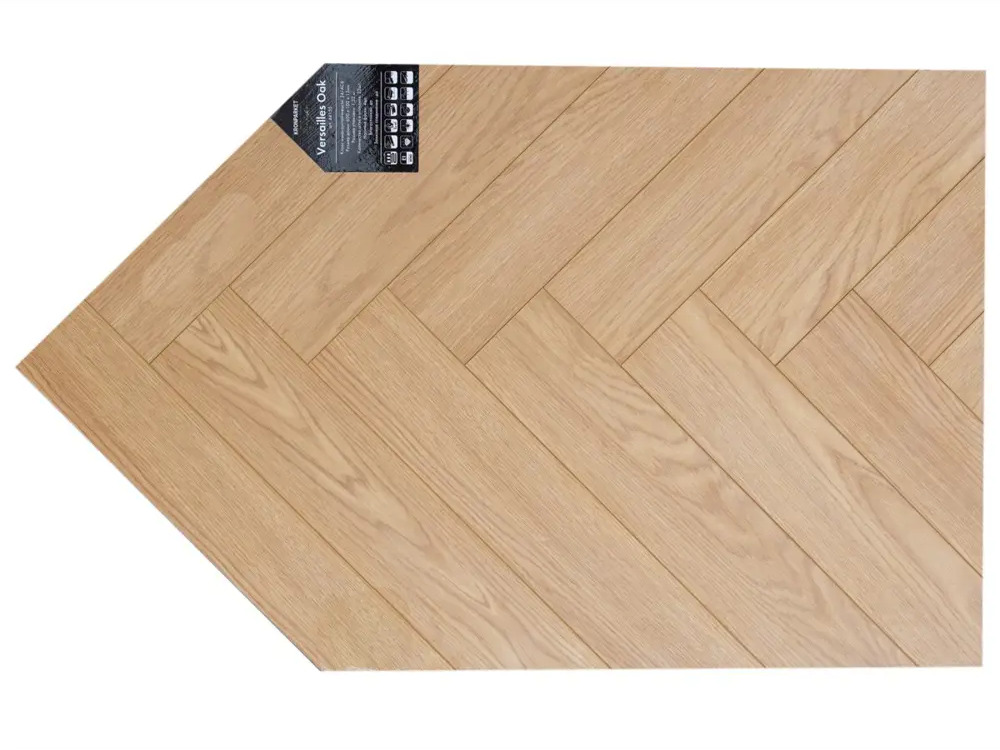 91221801 Ламинат Kronparket Herringbone Дуб Версаль 34 класс толщина 12 мм с фаской 1.32 м², цена за упаковку STLM-0890487