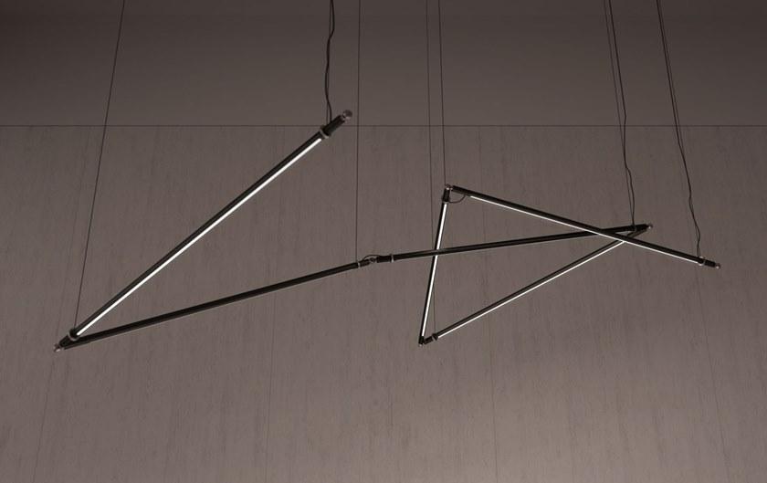 Martinelli Luce Светодиодный подвесной светильник из алюминия Colibrì 2080/1/ne Colibri - Вид №1