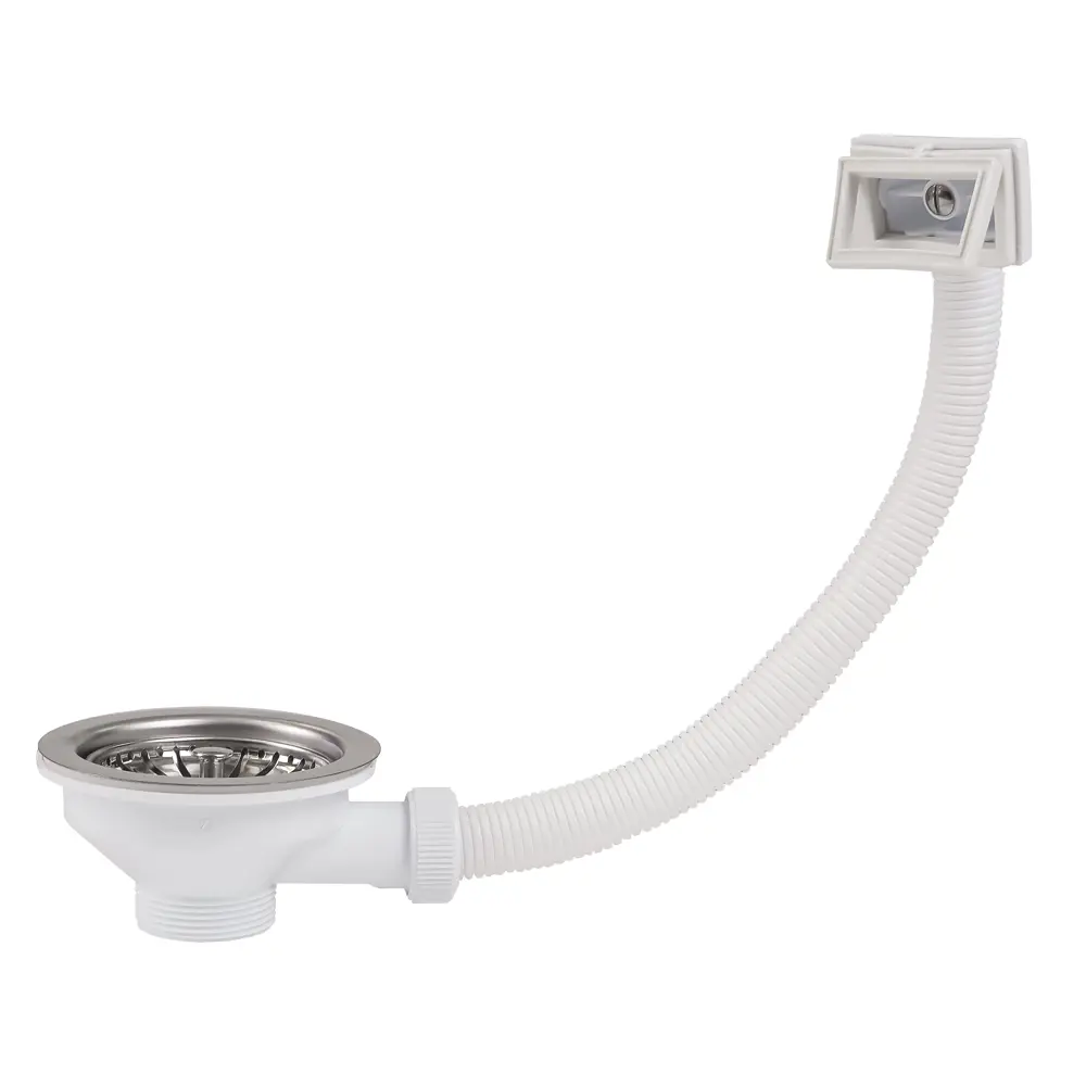 Выпуск EQUATION для кухонной мойки с переливом ø90 мм 18551003 STLM-0011268 - Вид №1