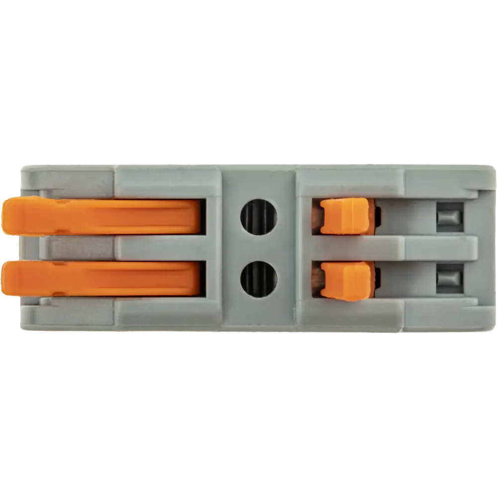 84509767 Клеммы проходные монтажные с рычажком Duwi СМК-422 2-проводные 4мм² серые 5шт 26741 6 STLM-1119597  - Вид №4