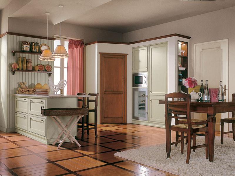 Martini Interiors Кухня из вишневого дерева с полуостровом на заказ Newport sun-id-1500331 - Вид №1