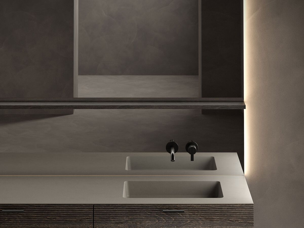 Зеркало со встроенным настенным освещением для ванной комнаты Inbani решетка ARCH-00076440 - Вид №7