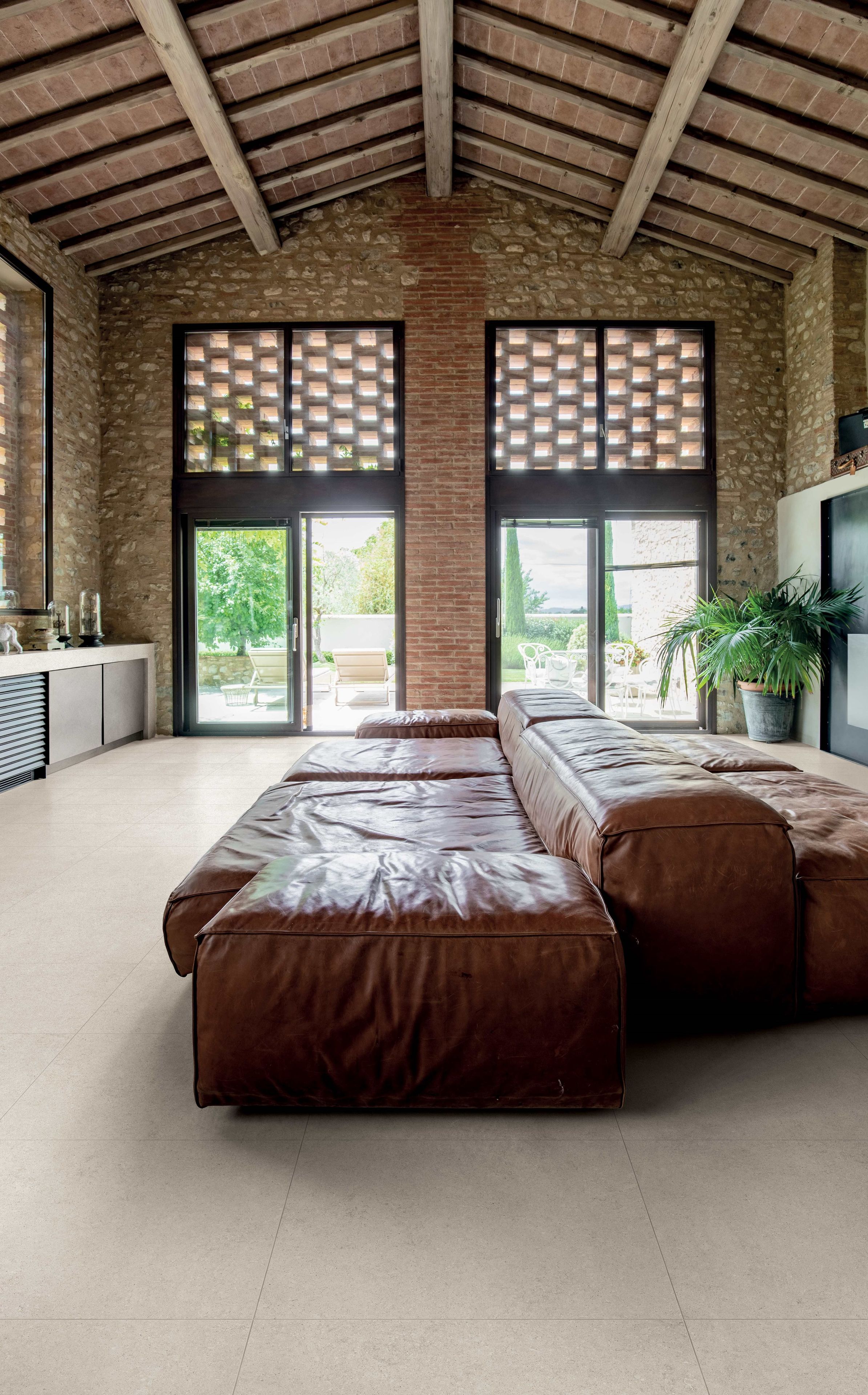 Пол / облицовка керамогранита для внутреннего и наружного применения с эффектом цемента Florim Ceramiche SENSI ARCH-00151192 - Вид №40