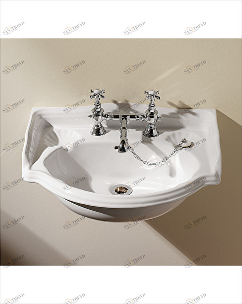 LPOXF Подвесная раковина настенная овальная Devon&Devon  белая 