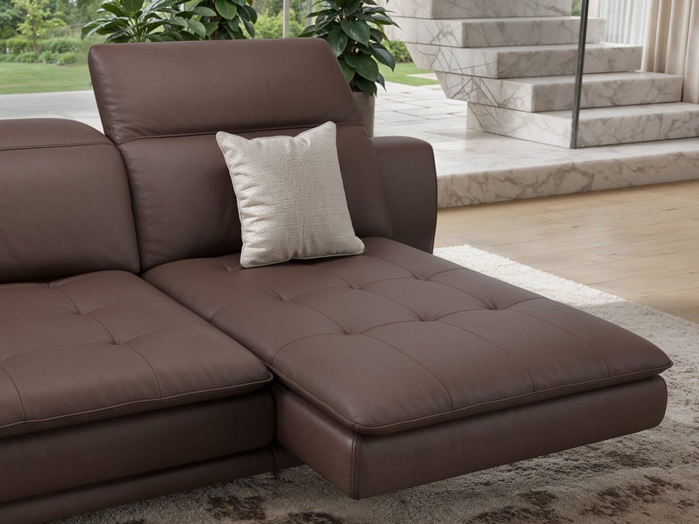 2-местный кожаный диван Sofanella Ницца ARCH-00071445 - Вид №4