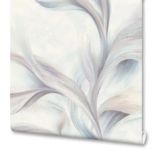 Флизелиновые обои Артекс Боттега серые с растительным рисунком 1.06 м 89409512