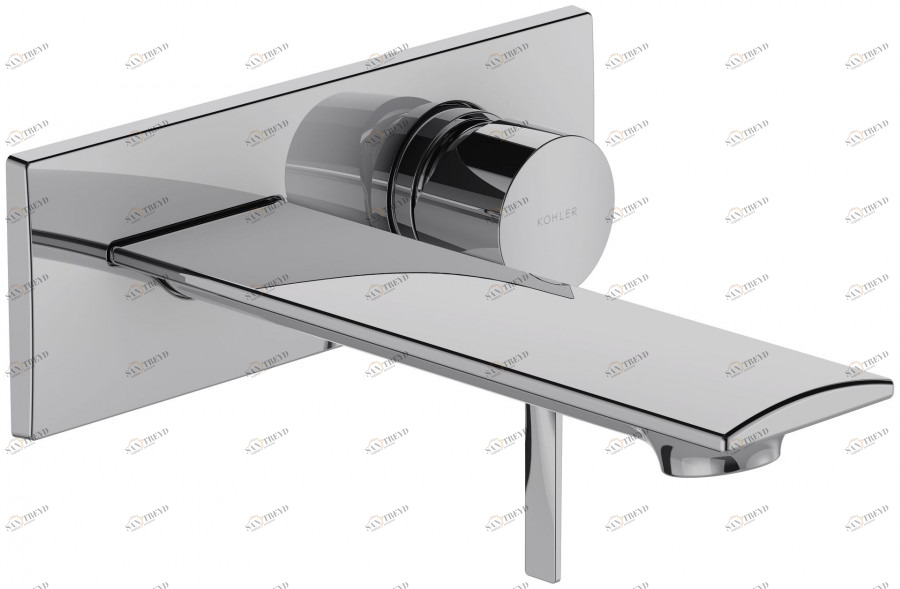 E9106-CP Встраиваемый однорычажный настенный смеситель для раковины Jacobdelafon STANCE Santreyd