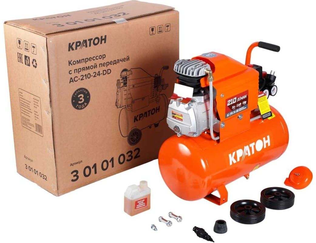 Компрессор поршневой масляный Кратон AC-210-24-DD 9024843 STDN-0046567 - Вид №7