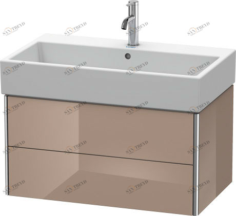 XS419508686 XSquare Тумбочка подвесная Капучино глянцевый лак Duravit