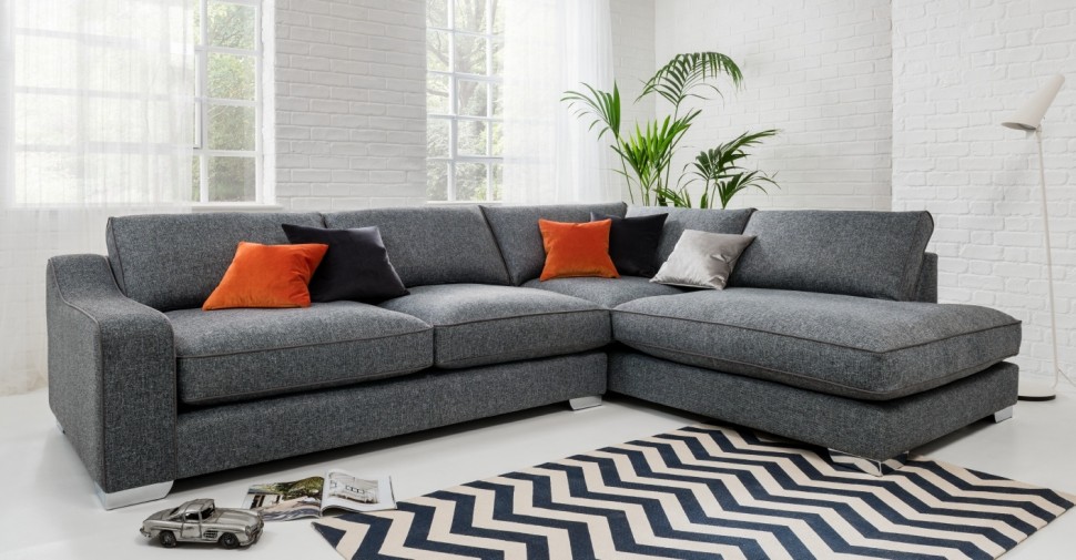 Диван Monu угловой серый ICON DESIGNE ДИЗАЙНЕРСКИЕ, MONU 178060 Серый  - Вид №1