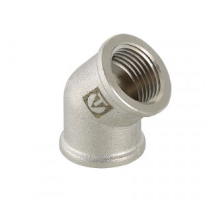 VTr.091.N.0005 Фитинг резьбовой – угольник 45° Valtec 3/4"