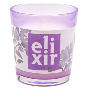 Ароматическая свеча Aroma Harmony Elixir Black Berries 140 г 89090937 STLM-2117181