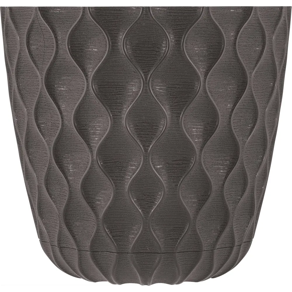 INGREEN Wave - цветочный горшок в стиле горький шоколад для комнатных растений 89344188 STLM-1326270 - Вид №1