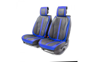 16521610 Каркасные 3D накидки на передние сиденья 2 шт. CUS-3012 BK/BL CarPerformance