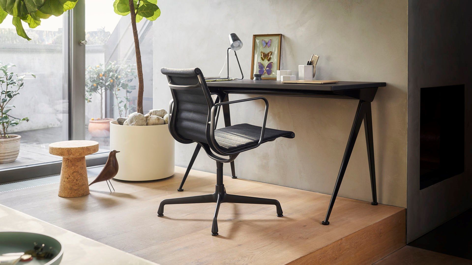 Стул из ткани VITRA Eames Aluminium Group ARCH-00027847 - Вид №16