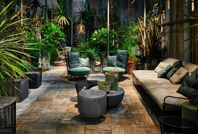 BAXTER Кожаное кресло с подставкой для ног sun-id-1461177 - Вид №1