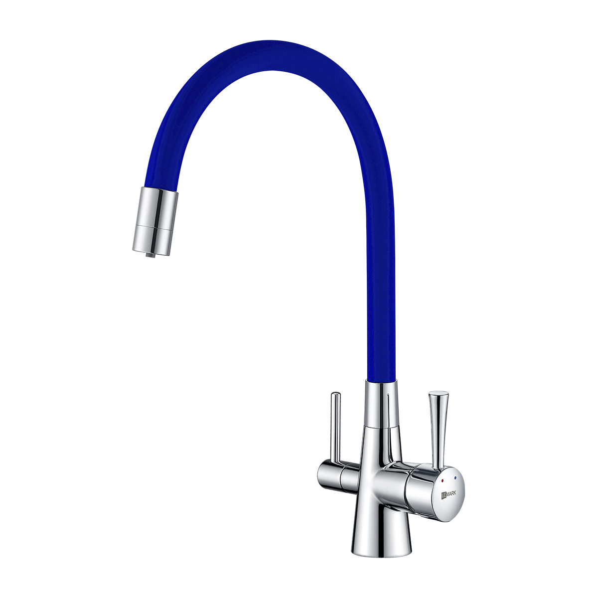 LM3075C-Blue Смеситель Comfort для кухни с подключением к фильтру с питьевой водой LEMARK COMFORT
