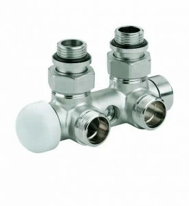 Carlo Poletti V37100Q Угловой запорный кран для железной трубы.