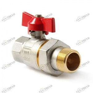 Кран шаровый 1 с нак. гайкой баб. Н-В РА PROAQUA 1811617