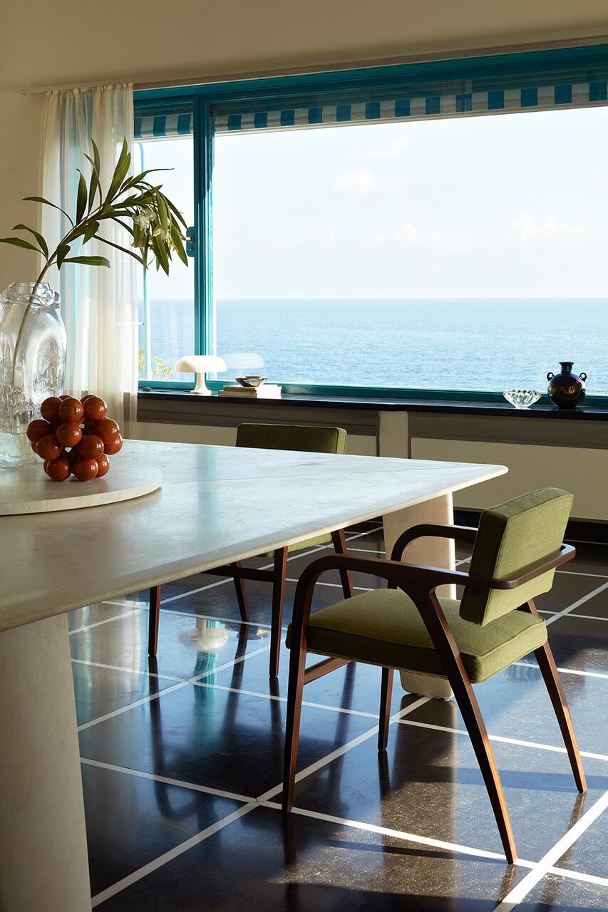 Мягкий тканевый стул с подлокотниками Exteta Franco Albini Re-edition ARCH-00106268 - Вид №3