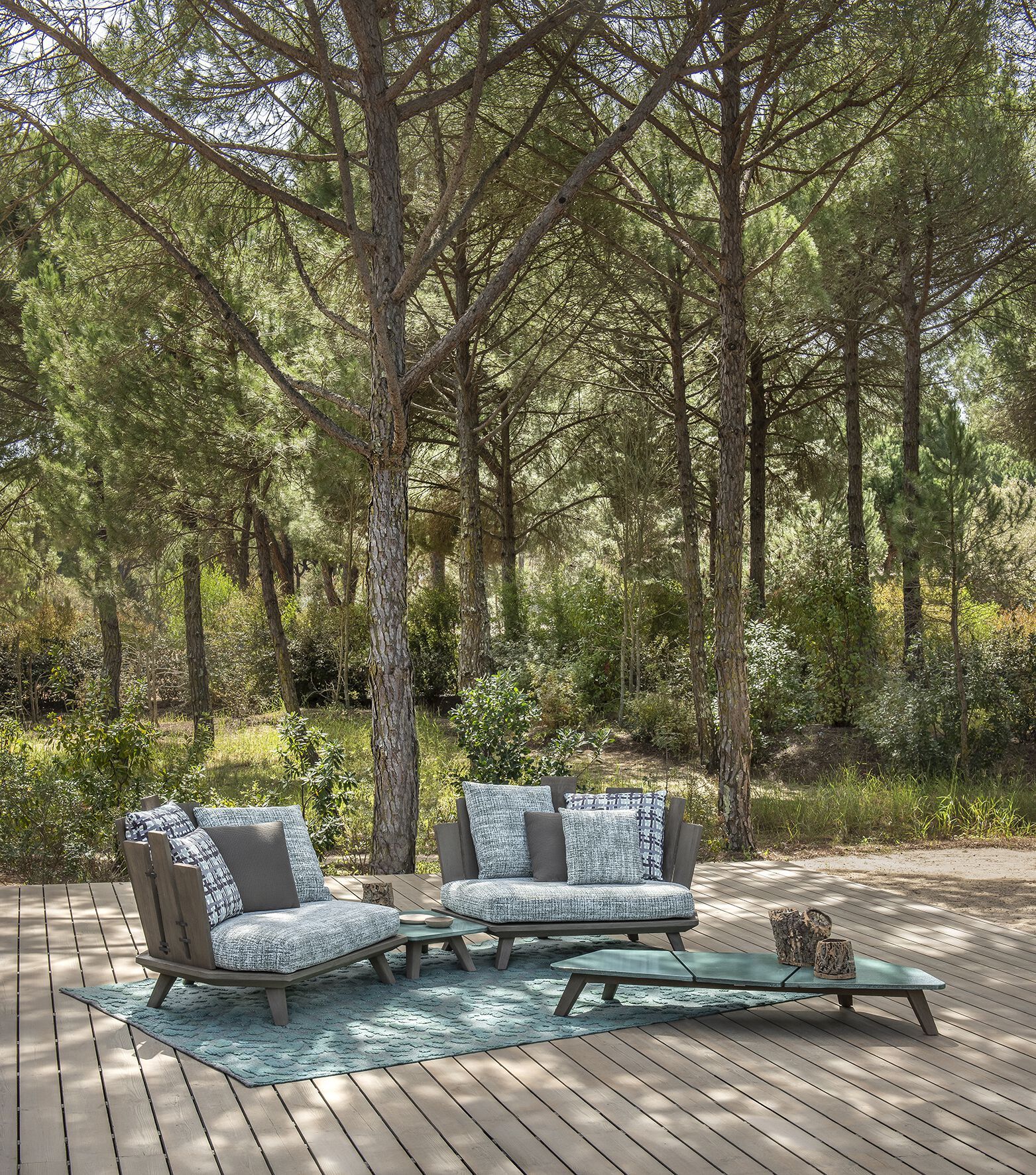 Садовое кресло из тикового дерева Ethimo Rafael ARCH-00099488 - Вид №2