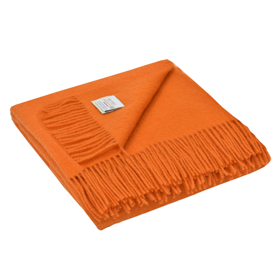 Плед шерстяной Dalia, 130х180 см, оранжевый MARZOTTO DALIA7654 - Вид №1