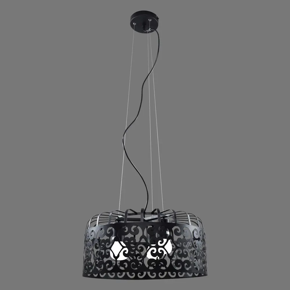 Светильник Marcia 3xE27x60 Вт, 40 см, цвет чёрный Toplight STLM-2206072 - Вид №3