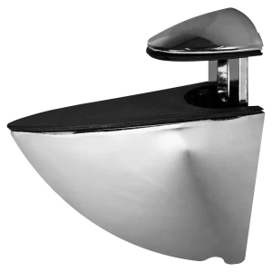 Полкодержатель Пеликан 70x27x60 мм ЦАМ цвет xром