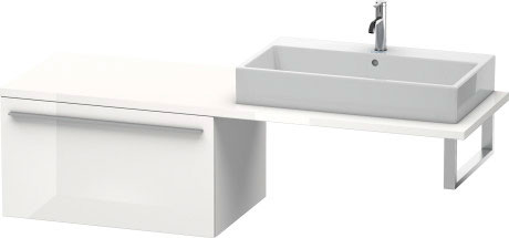 XL543404747 X-Large Шкафчик для консоли Каменно-синий глянцевый лак Duravit - Вид №2