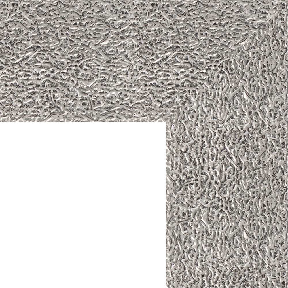 BY 4324 Зеркало с гравировкой в багетной раме - чеканка серебряная 90 mm EVOFORM Exclusive-G - Вид №5